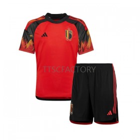 Maillot/Tenue Belgique Enfant Domicile Coupe du monde 2022